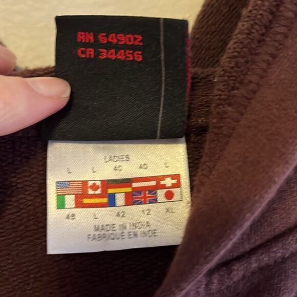 EXCELLENT CONDITION WOMEN’S LARGE VINTAGE SPYDER LONG HOODIE/SWEATSHIRT FULL ZIP - Picture 10 of 10